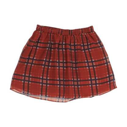 Red Plaid Skirt
