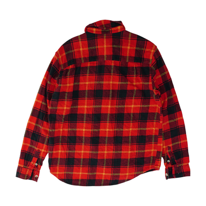 Red Plaid Flannel Button Down