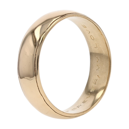 14K Yellow Gold Band Ring