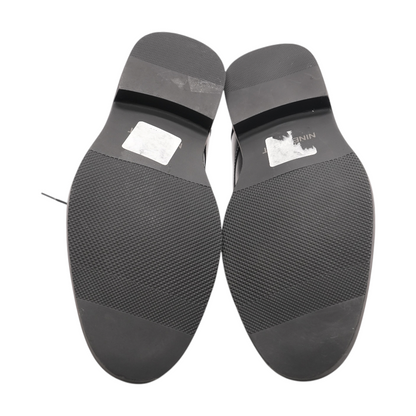 Black Lace-Up Dress Shoes