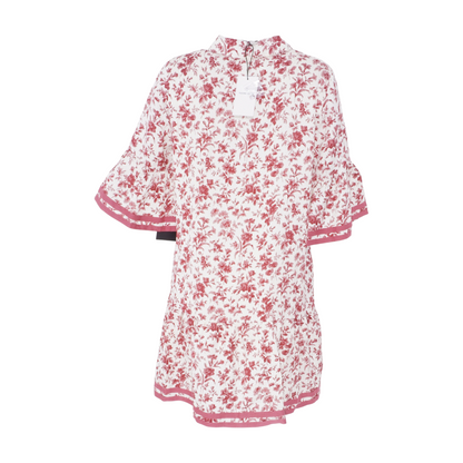 Ivory Floral Mini Dress