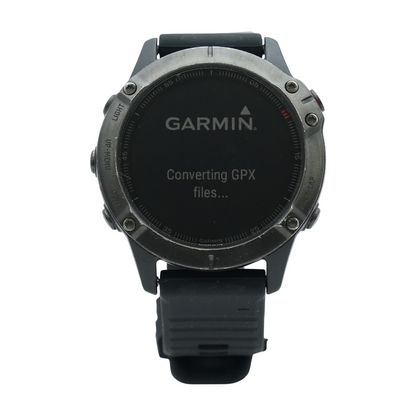 47mm Fenix 6 Sapphire Black Smartwatch Black Band One Size