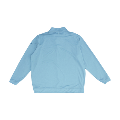 Gray Solid 1/4 Zip Pullover