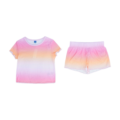 Pink Color Block Set