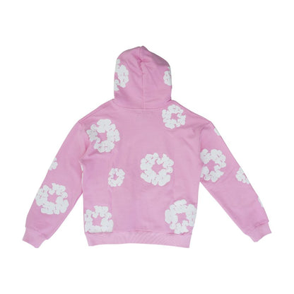 Pink Graphic Hoodie Pullover