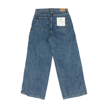 Blue Wide Leg Jeans