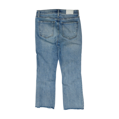 Blue Bootcut Jeans