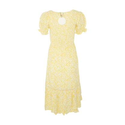 Yellow Floral Active Midi Dress