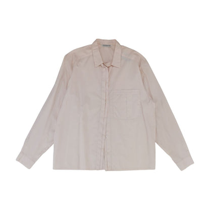 Vintage Pink Solid Button Down