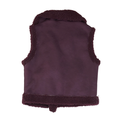 Purple Solid Active Vest