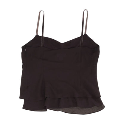 Purple Solid Sleeveless Blouse
