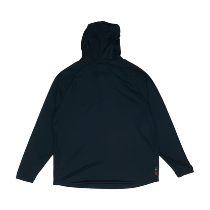 Black Solid Hoodie Pullover