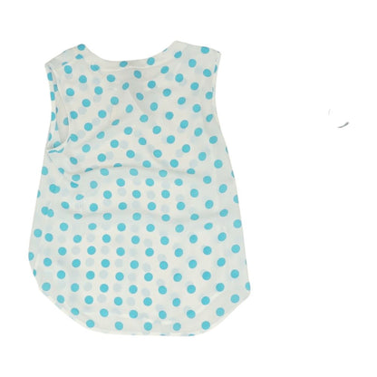 White Polka Dot Knit Top