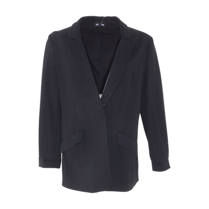 Black Solid Blazer