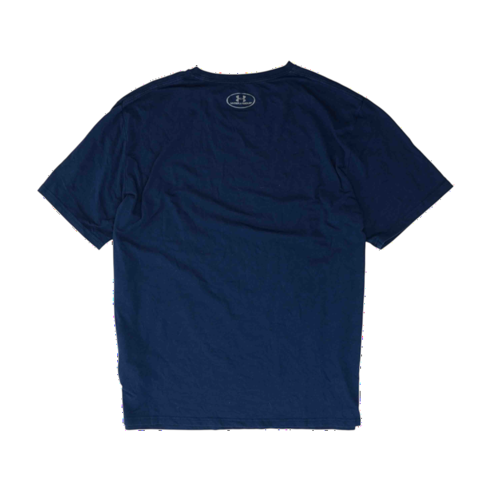 Under Armour Navy Solid Active T-Shirt – Image 2