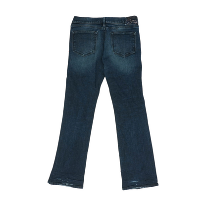 Blue Bootcut Jeans