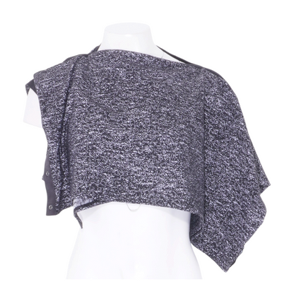 Black Print Scarf