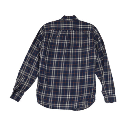 Blue Plaid Long Sleeve Button Down