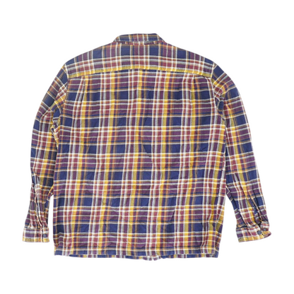 Blue Plaid Flannel Button Down