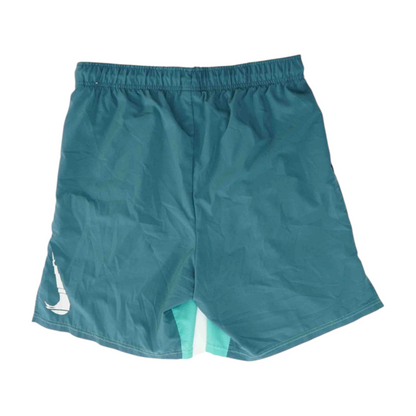 Blue Color Block Active Shorts