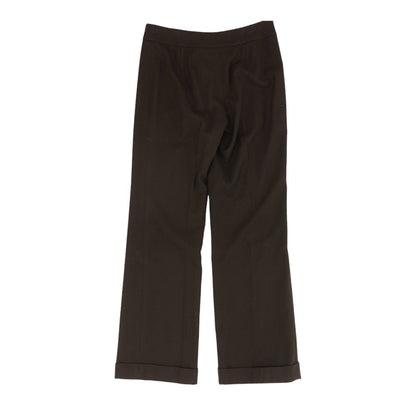 Brown Solid Pants