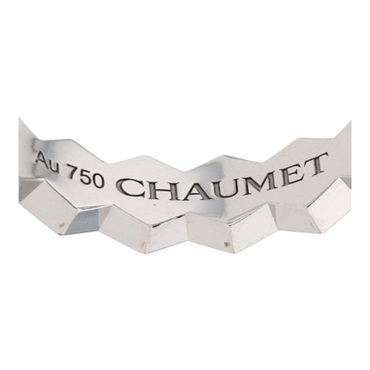 18K White Gold Band Ring