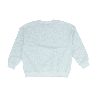 Gray Solid Sweatshirt Pullover
