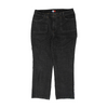 French Cuff Black Straight Jeans – Image 1