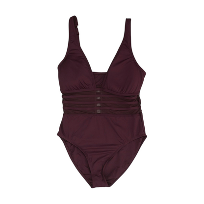 Burgundy One-Piece