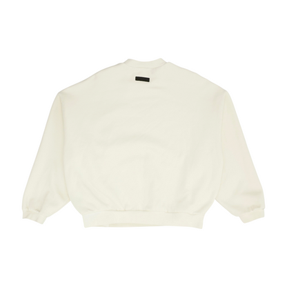 Beige Solid Sweatshirt Pullover