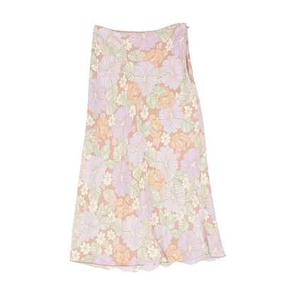 Lavender Floral Skirt