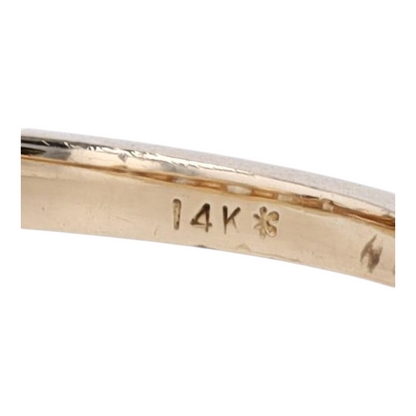 1/2 ctw 14K Yellow Gold Diamond Engagement Ring