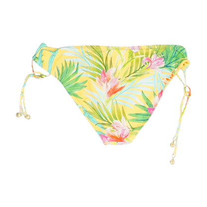 Yellow Floral Swim Bottom