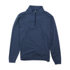 Blue Solid 1/4 Zip Pullover
