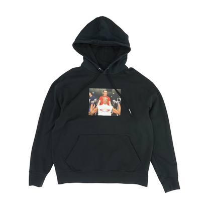 Black Solid Hoodie Pullover