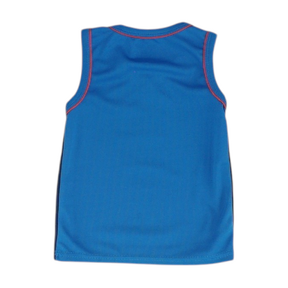 Boys' Blue Sleeveless Jersey