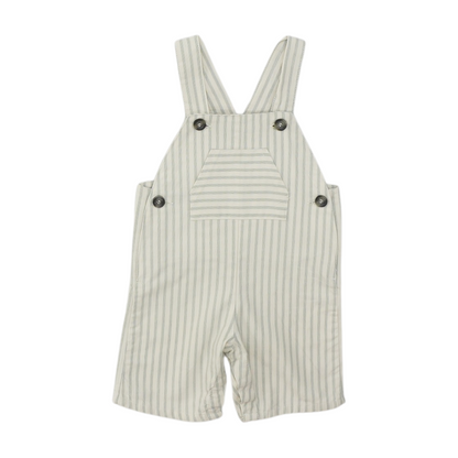 Ivory Striped Sleeveless One-Piece