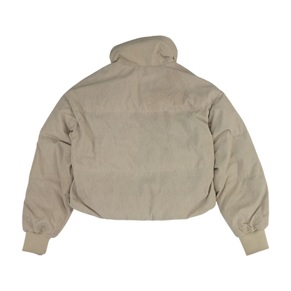 Beige Solid Jacket