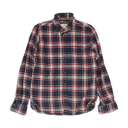 Multi Plaid Flannel Button Down
