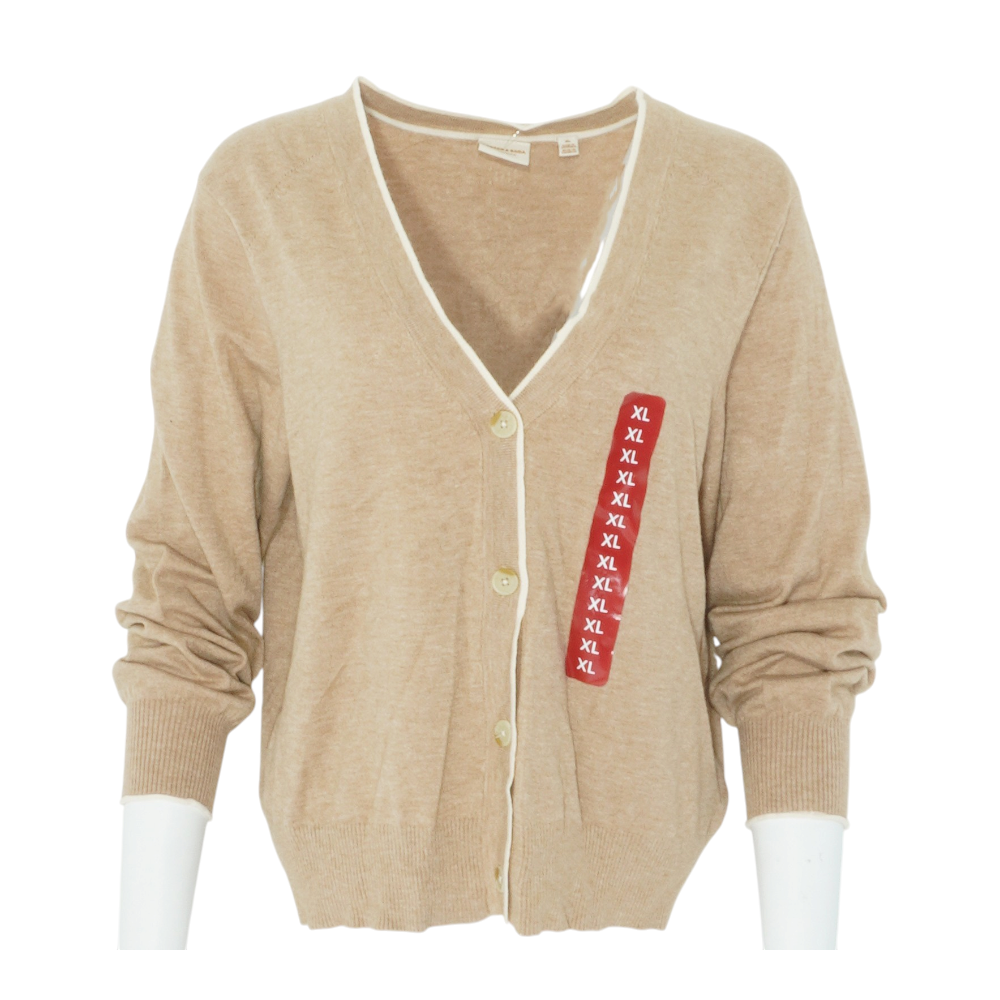 Tan Cardigan Sweater