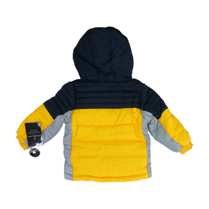 Yellow Color Block Jacket