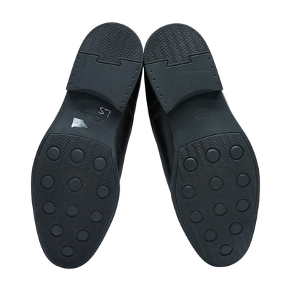 Black Leather Derby/oxford Dress Shoes