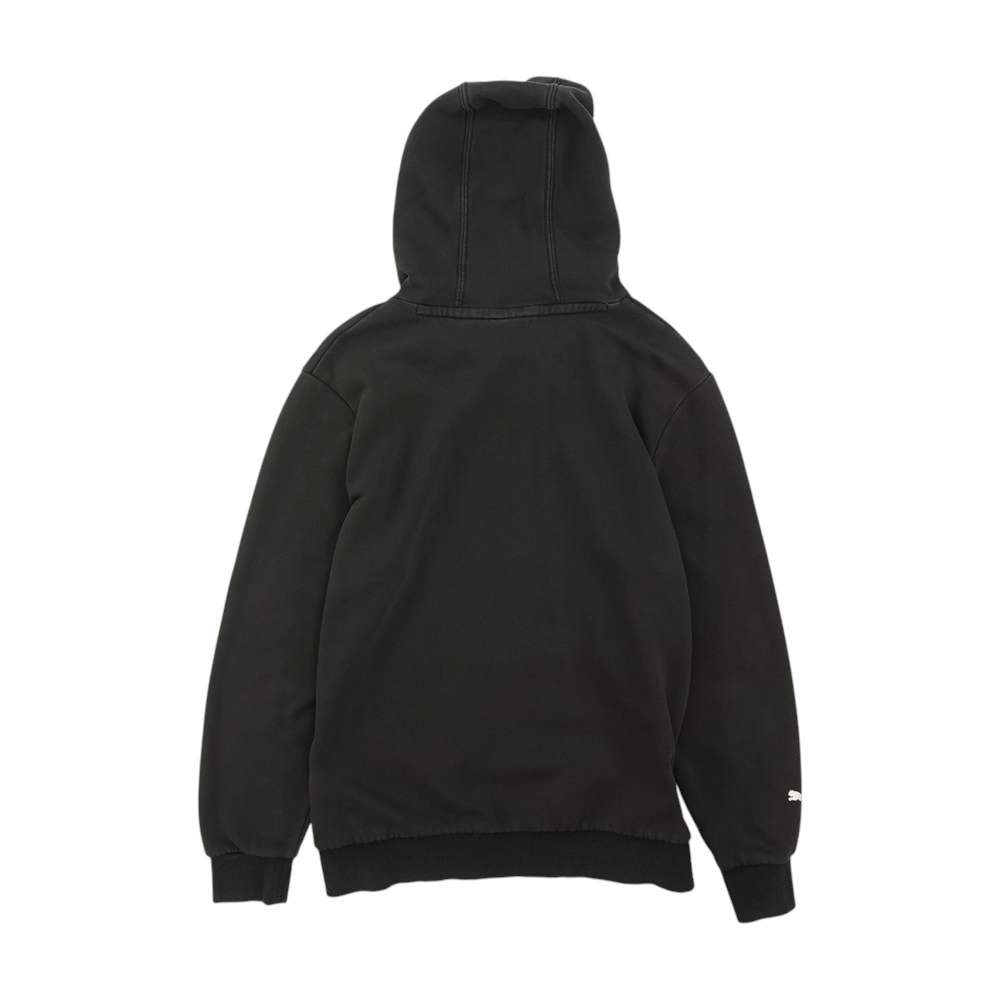 Black Solid Hoodie Pullover