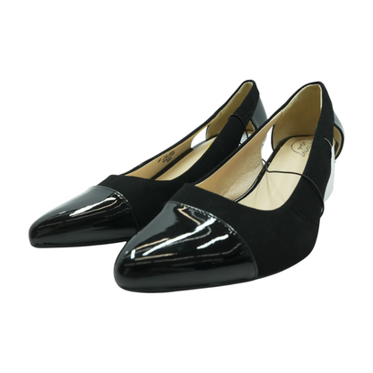 Black Wedge Heels