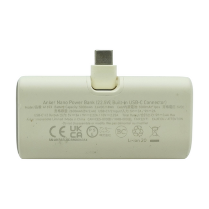 Nano Built-In USB-C Power Bank