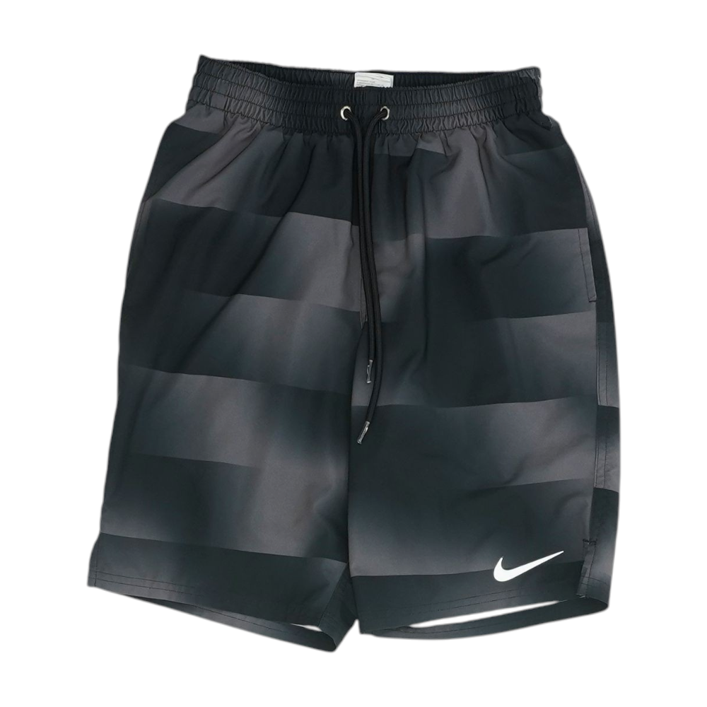 Black Striped Active Shorts