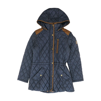 Navy Petite Solid Jacket