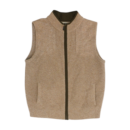 Brown Solid Vest