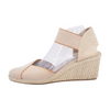 Tan Wedged Sandals