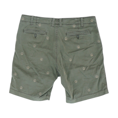 Charcoal Graphic Chino / Khaki Shorts